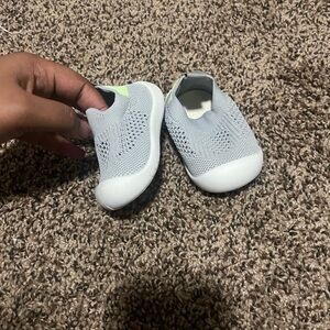 Gray Kids Slip-On Shoes